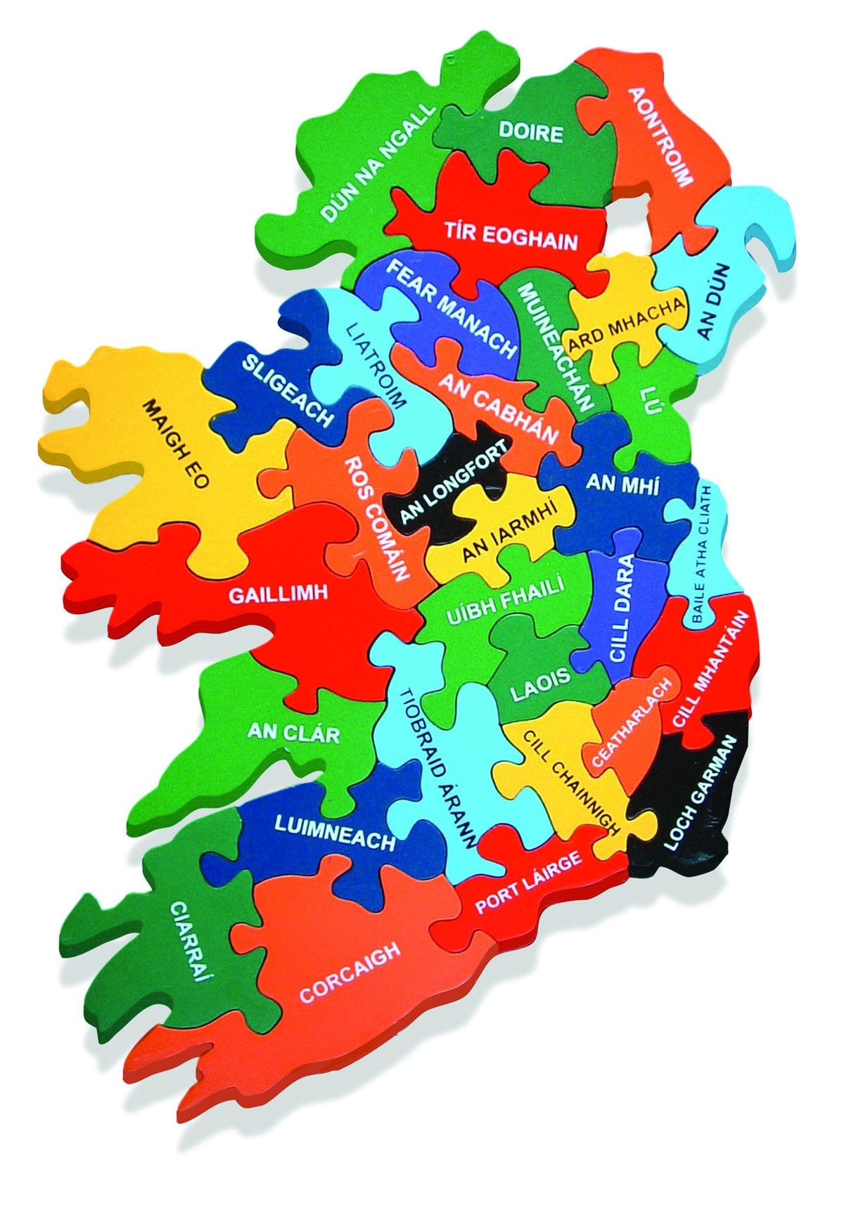 žemėlapis žemėlapis airija, kaip gaeilge