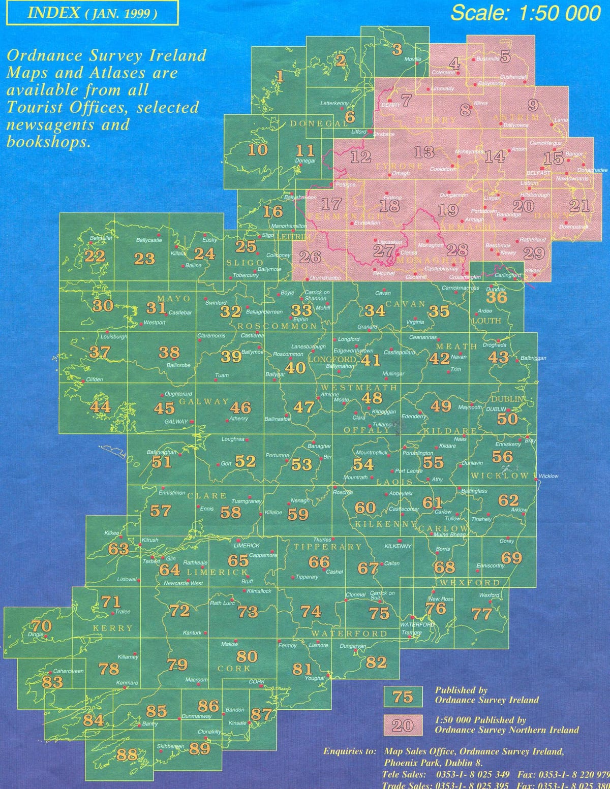 osi airija map viewer