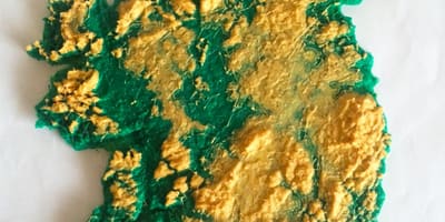 Žemėlapis 3d žemėlapis airija