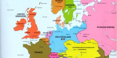 Žemėlapis airija ir europa