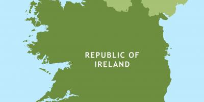 Kelių žemėlapis airijos respublika