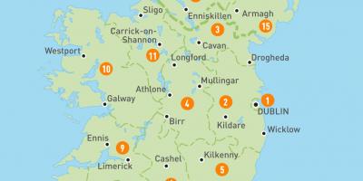 Airija žemėlapyje