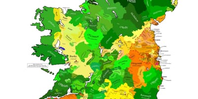 Map klanas, žemėlapis airija